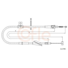 Handbremsseil 11.5745