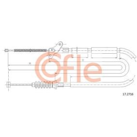 Handbremsseil für ISUZU von COFLE