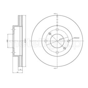 Bremsscheibe von METELLI
