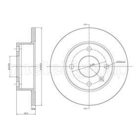 Compre Disco de travão da METELLI 23-0098 a um preço baixo por 20,61 €
