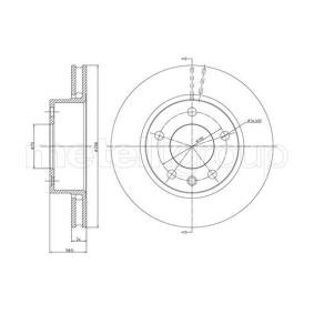 Bremsscheibe für VAUXHALL von METELLI