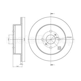 Acquista Disco freno da METELLI 23-0241 a buon mercato per soli 73,34 €