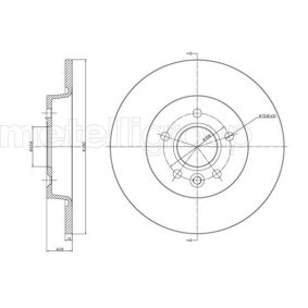 Bremsscheibe von METELLI