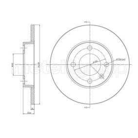Compre Disco de travão da METELLI 23-0371 a um preço baixo por 27,37 €