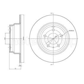 Compre Disco de travão da METELLI 23-0376C a um preço baixo por 45,85 €