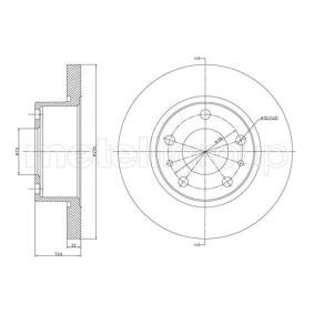 Acquista Disco freno da METELLI 23-0570 a buon mercato per soli 63,12 €