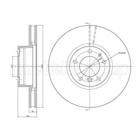 Bremsscheibe von METELLI