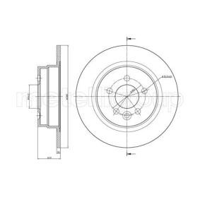 Bremsscheibe 23-0644 von METELLI günstig für 37,52 € online kaufen