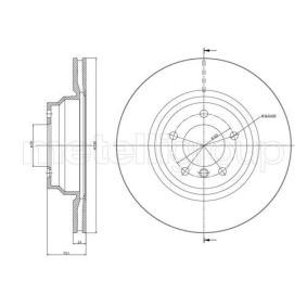 Bremsscheibe von METELLI 23-0872C