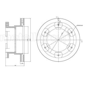 Acquista Disco freno da METELLI 23-0990 a buon mercato per soli 97,55 €