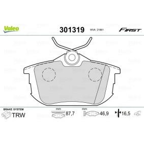 Achetez des Plaquettes de frein VALEO 301319 à prix pour 20,15 €