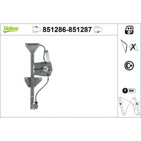 Compre Elevalunas de VALEO online para CIVIC VIII Hatchback (FN, FK) a precios moderados