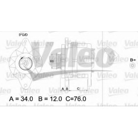 Lichtmaschine von VALEO 436533