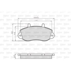 Bremsbeläge 872302 für OPEL