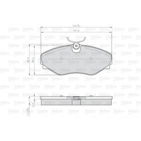Bremsbeläge 873099 für OPEL