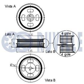 Radlagersatz für FIAT von RUVILLE