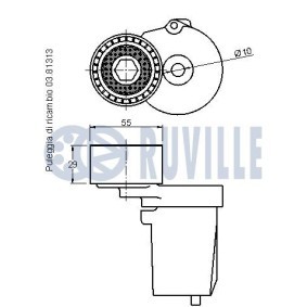 Generatorfreilauf für MAZDA von RUVILLE