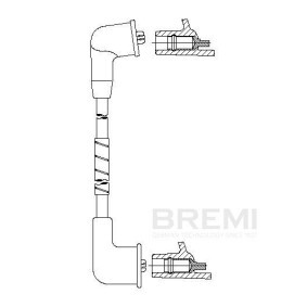 Zündkabel für NISSAN von BREMI