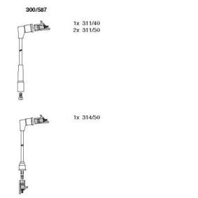 Zündleitungssatz 300/587 von BREMI günstig für 38,23 € online kaufen