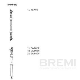 Compre Cabos de velas de BREMI online para 504 (A_, M_) a preços moderados