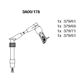 Zündleitungssatz 3A00/130 von BREMI günstig für 58,06 € online kaufen