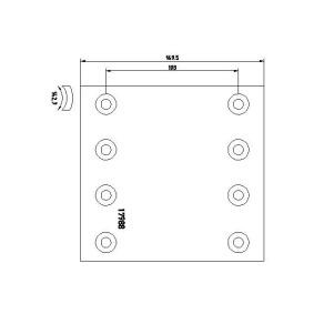 Achetez des Kit de garnitures de frein, frein à tambour TEXTAR 1798806 à prix pour 172,68 €