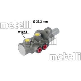 Compre Cilindro principal de freno de METELLI online para NEMO Monospace a precios moderados