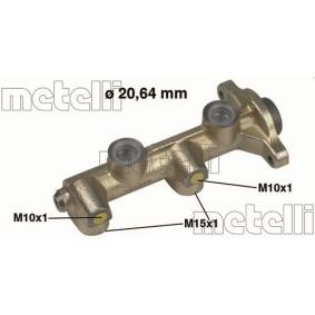 Acquista Pompa freni da METELLI online per Cavalier Mk2 Cabrio (J82) a prezzi moderati