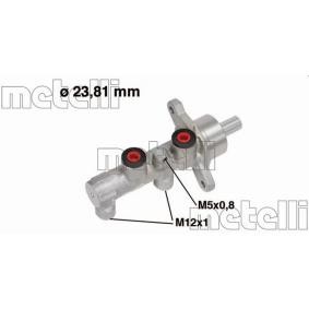 Acquista Cilindro maestro del freno da METELLI 05-0712 a buon mercato per soli 109,36 €