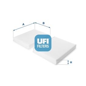 Comprar Filtro de habitáculo de UFI 53.229.00 a bajo precio de 25,33 €