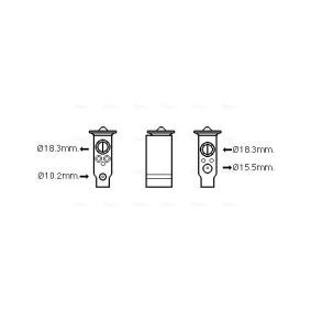 Comprar Válvula de expansión, aire acondicionado de AVA COOLING SYSTEMS TO1672 a bajo precio de 63,90 €