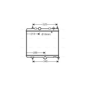 Kühler, Motorkühlung von AVA COOLING SYSTEMS PE2384