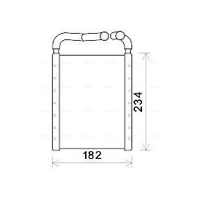 Acquista Scambiatore calore per riscaldamento abitacolo da AVA COOLING SYSTEMS HY6356 a buon mercato per soli 108,05 €