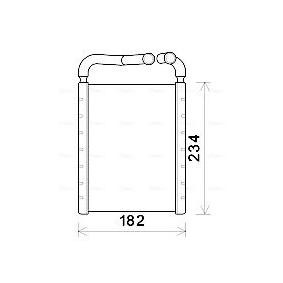 Acquista Scambiatore calore per riscaldamento abitacolo da AVA COOLING SYSTEMS HY6375 a buon mercato per soli 155,24 €