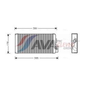 Acquista Scambiatore calore per riscaldamento abitacolo da AVA COOLING SYSTEMS FD6364 a buon mercato per soli 84,75 €