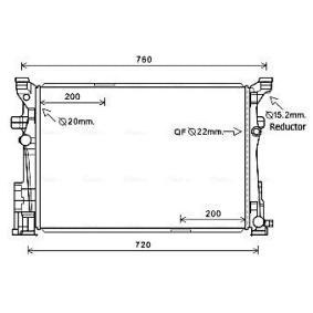 Acquista Radiatore motore da AVA COOLING SYSTEMS MS2654 a buon mercato per soli 305,87 €