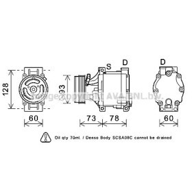 Acquista Compressore aria condizionata da AVA COOLING SYSTEMS SUK099 a buon mercato per soli 667,00 €