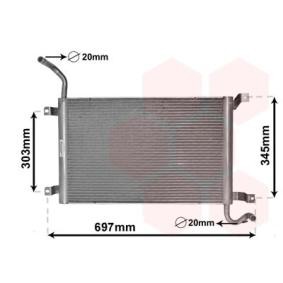 Achetez des Radiateur du moteur VAN WEZEL 02002223 à prix pour 214,16 €