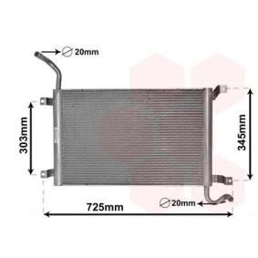 Achetez des Radiateur du moteur VAN WEZEL 02002224 à prix pour 199,46 €