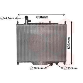 Achetez des Radiateur du moteur VAN WEZEL 02002225 à prix pour 223,89 €