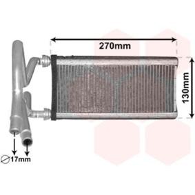 Acquista Scambiatore calore per riscaldamento abitacolo da VAN WEZEL 53006706 a buon mercato per soli 143,10 €