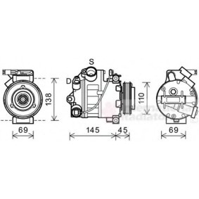 Acquista Compressore aria condizionata da VAN WEZEL 0600K444 a buon mercato per soli 605,23 €