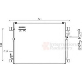 Acquista Condensatore climatizzatore da VAN WEZEL 13005398 a buon mercato per soli 492,07 €