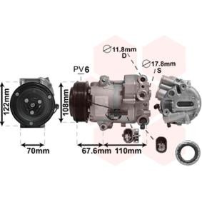 Klimakompressor 3700K605 für CRUZE Schrägheck (J305) für 541,32 CHF