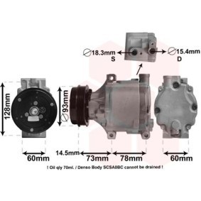 Acquista Compressore aria condizionata da VAN WEZEL 5100K099 a buon mercato per soli 655,80 €