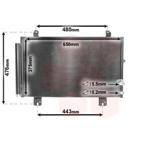 Klimakondensator 53005662 von VAN WEZEL günstig für 131,43 € online kaufen