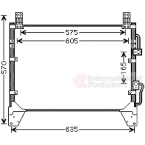 Compre Condensador, ar condicionado da VAN WEZEL 81005142 a um preço baixo por 268,16 €