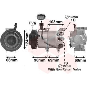 Acquista Compressore aria condizionata da VAN WEZEL 8200K421 a buon mercato per soli 992,60 €