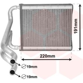 Comprar Radiador de calefacción de VAN WEZEL 82006380 a bajo precio de 84,83 €