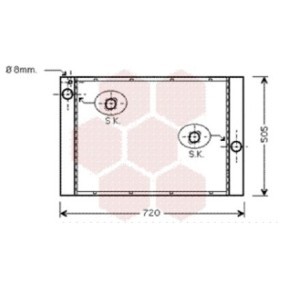 Öltemperatursensor des Herstellers VAN WEZEL - Originalware Artikelnummer: 06002372